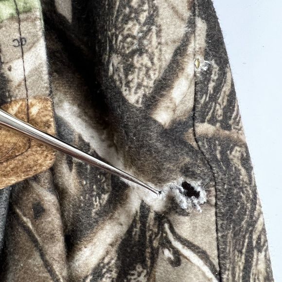 Walls Real tree Hardwoods Heavy Canvas Fleece Lined Hunting Coat Sz L Tall  Rips - Picture 13 of 16